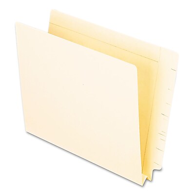 Fastener Pos #3 & #5 Full Cut 2-Ply End Tab Box of 50 Letter Size 14 pt Manila Folders 
